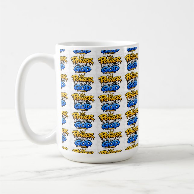 Taza De Café El poder pertenece a Dios (Izquierda)