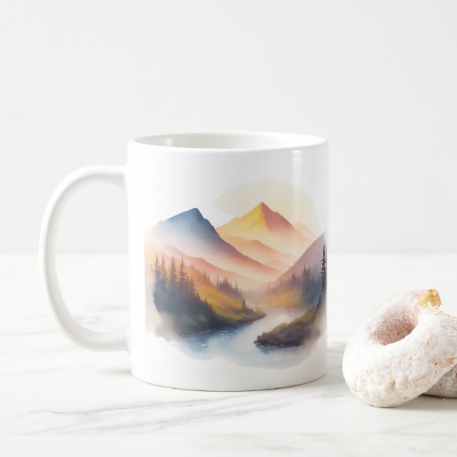 Taza De Café El Poema Para La Naturaleza (Con donut)