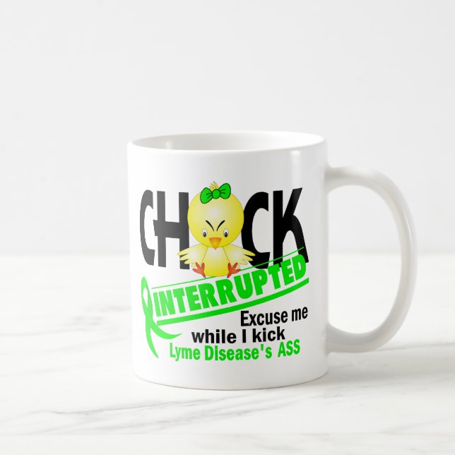 Taza De Café El polluelo interrumpió la enfermedad de 2 Lyme (Derecha)