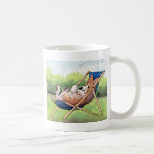 Taza De Café El practicar para el verano - Corgi en un