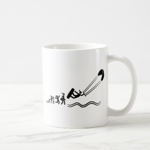 Taza De Café El practicar surf de la cometa