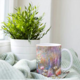 Taza De Café El prado de flores