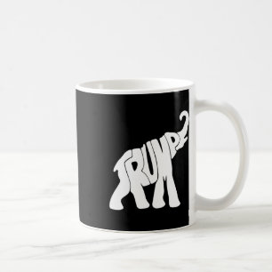 Taza De Café El presidente de Trump, elefante republicano y par