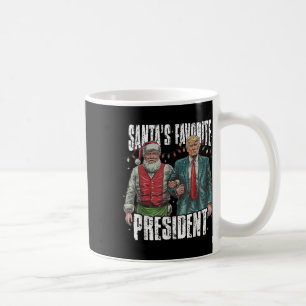 Taza De Café El presidente favorito de Trump, Santa Claus