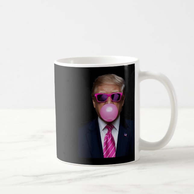 Taza De Café El presidente Fu votó por Trump como presidente de (Derecha)