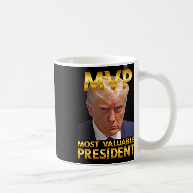 Taza De Café El Presidente Más Valioso Del Mvp, Donald Trump, N (Derecha)