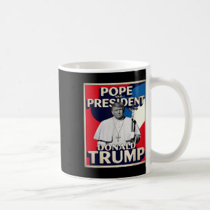 Taza De Café El Presidente Retro Donald Trump Y El Vago Católic