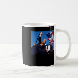 Taza De Café El presidente valiente Trump