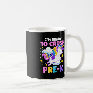 Taza De Café El primer día de la escuela preescolar estoy listo