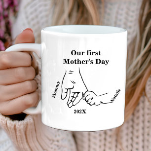 Taza De Café El primer día de la madre feliz