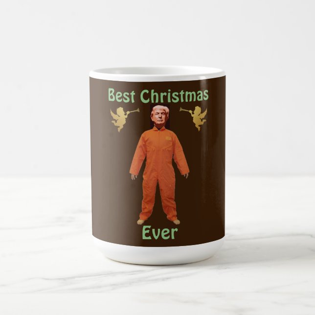 Taza De Café El prisionero Trump Coffee Mug (Centro)