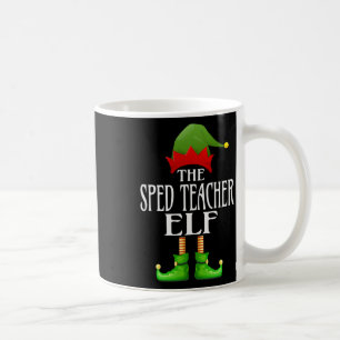 Taza De Café El profesor Elf Xmas Divertida Familia Coincide co