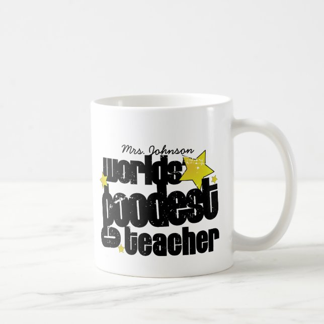 Taza De Café El profesor más goodest de los mundos (Derecha)