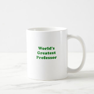 Taza De Café El profesor más grande de los mundos