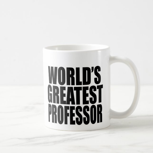 Taza De Café El profesor más grande del mundo (Derecha)