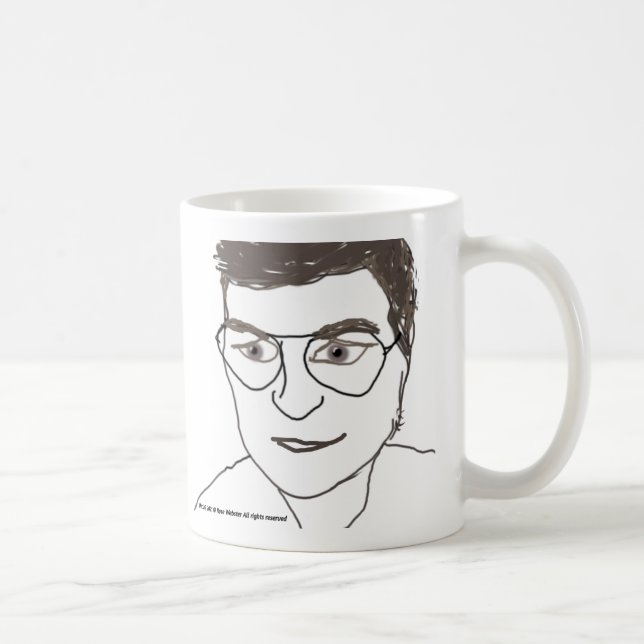 Taza De Café El profesor Mattias desconoció la cita de Mug de R (Derecha)