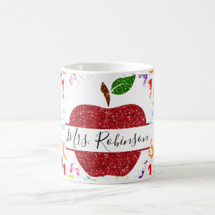 Taza De Café El profesor vuelve a la escuela Apple