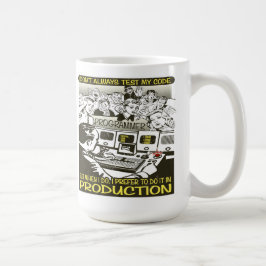 Taza De Café El programador I no prueba siempre mi código