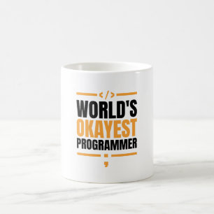 Taza De Café El programador más Okayer del mundo