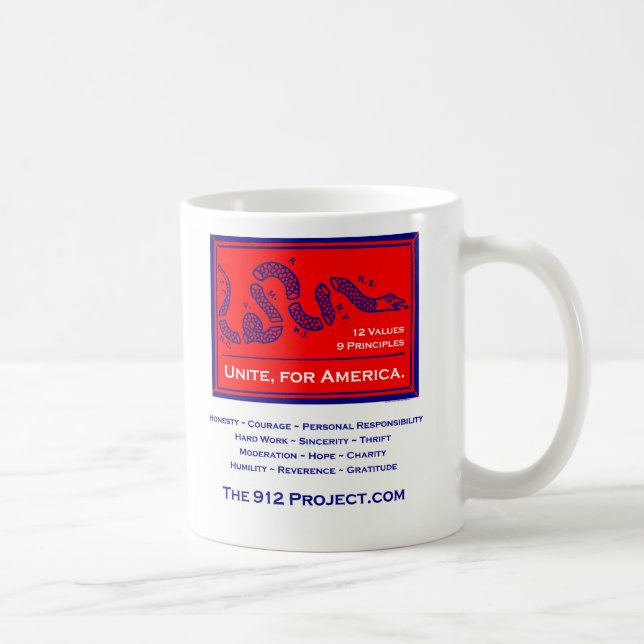 Taza De Café El proyecto 912 une para América (Derecha)