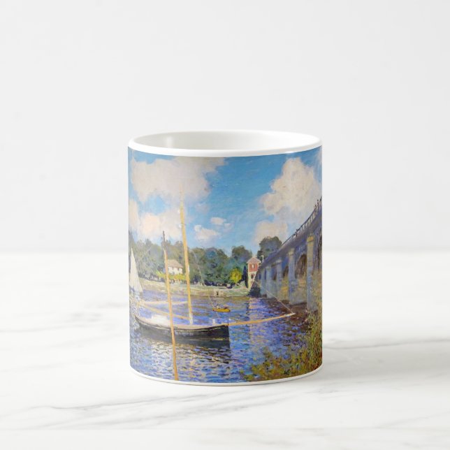 Taza De Café El puente de Argenteuil, Monet (Centro)