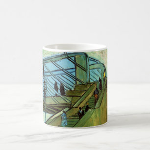 Taza De Café El puente de Trinquetaille por Vincent van Gogh