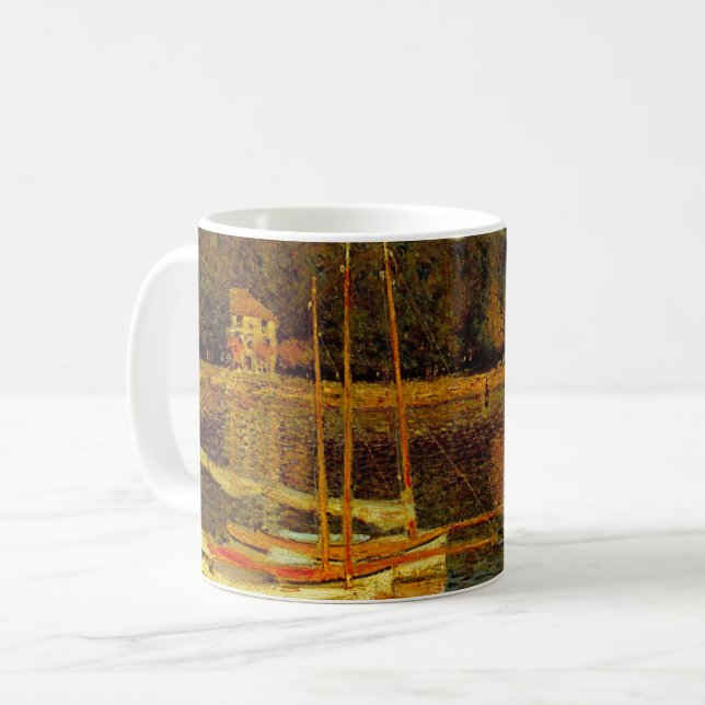 Taza De Café El puente en Argentina de Claude Monet (Anverso izquierdo)