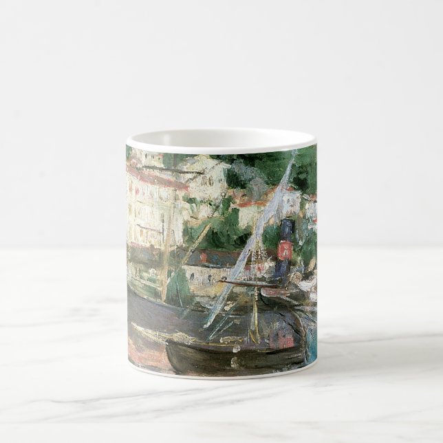 Taza De Café El puerto, Niza por Berthe Morisot, Bella Artes Vi (Centro)