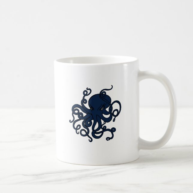 Taza De Café El pulpo azul crea para requisitos particulares (Derecha)