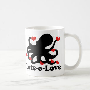 Taza De Café El pulpo tiene mucho amor