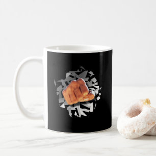 Taza De Café ¡El Puño Se Atraviesa!