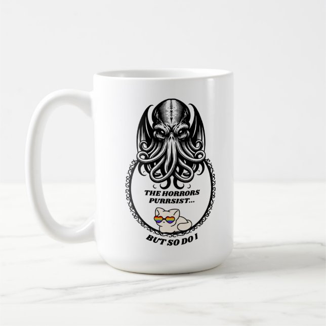 Taza De Café El PURRsist de los horrores (Izquierda)