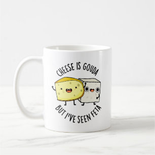 Taza De Café El queso es Gouda pero he visto un divertido bollo