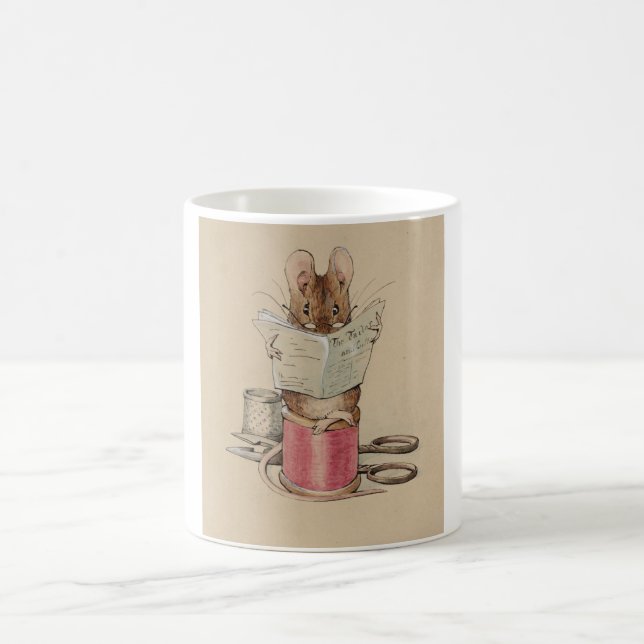 Taza De Café El ratón sastre (por Beatrix Potter) (Centro)