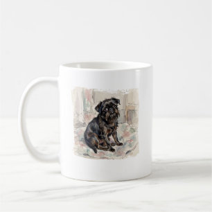 Taza De Café El Ratonero de Cuadra Barbudo: Griffon Belga