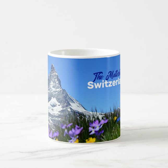Taza De Café El recuerdo de viaje de Matterhorn Switzer (Centro)
