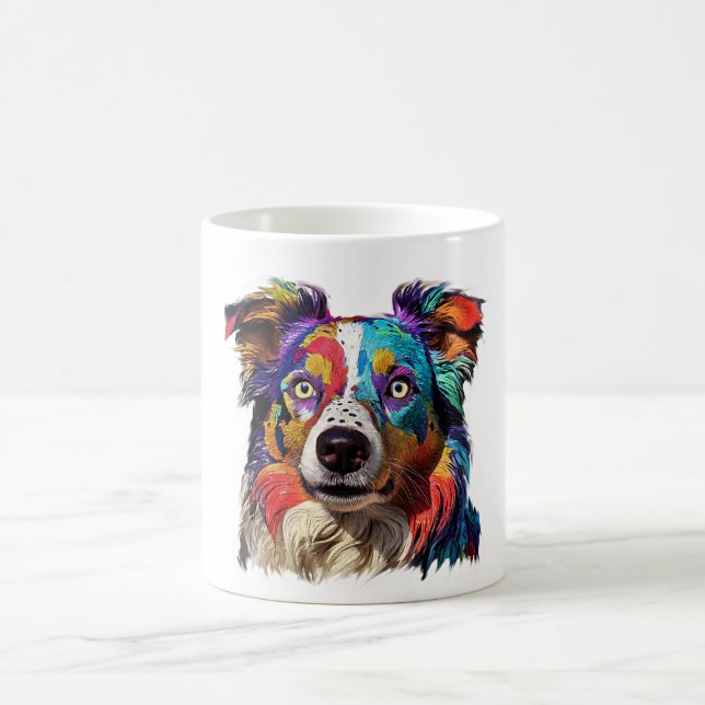 Taza De Café El regalo de Collie Mug para los amantes del perro (Centro)