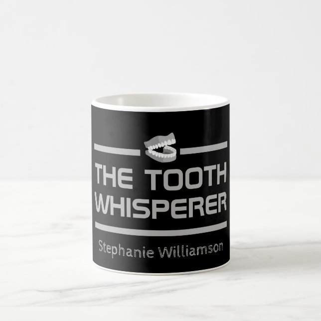 Taza De Café El regalo de Dental Dental Funny Whisperer (Centro)
