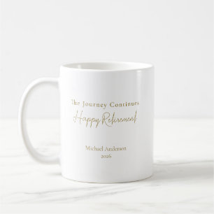 Taza De Café El regalo de jubilación personalizado continúa el 