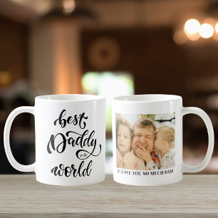 Taza De Café El regalo de la foto del Día del Padre Mejor Papi 