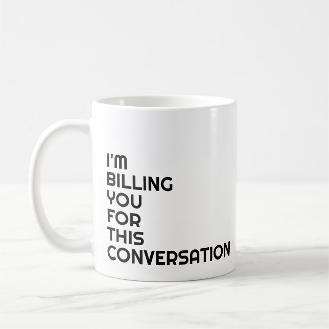 Taza De Café El regalo de la oficina del fiscal es divertido de (Izquierda)