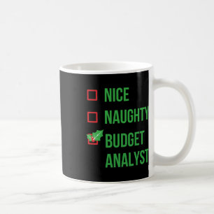 Taza De Café El regalo de los Navidades de Pajama, analista de 