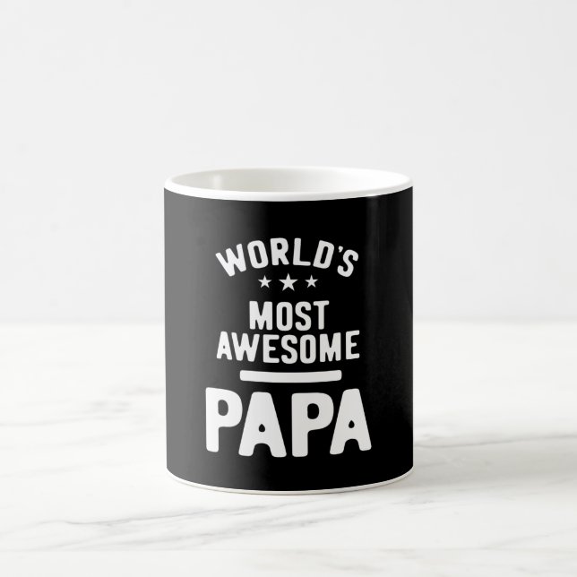 Taza De Café El regalo de papá padre más asombroso del mundo (Centro)