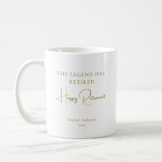 Taza De Café El regalo de que la leyenda se ha retirado