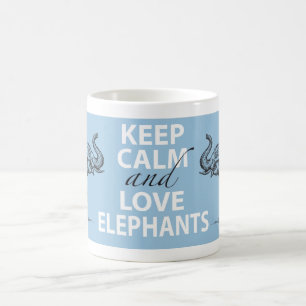Taza De Café El regalo del elefante guarda la impresión de los