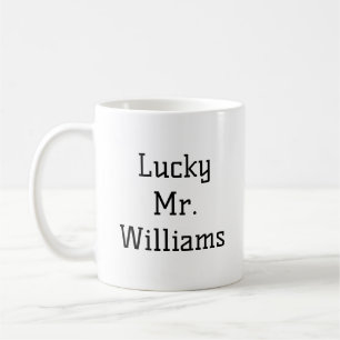 Taza De Café El regalo del Sr. Lucky personalizado por un Perso