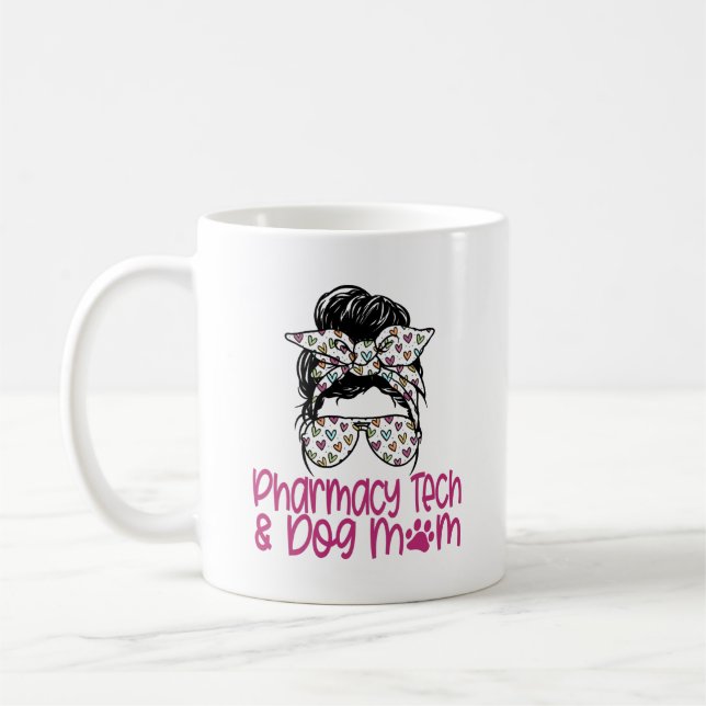 Taza De Café El regalo divertido de la madre del perro de la fa (Izquierda)