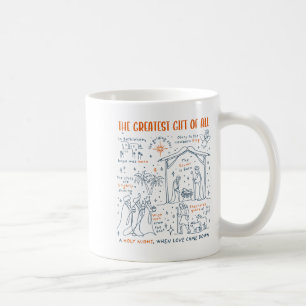 Taza De Café El regalo más grande de Navidad Nacimiento de Jesú