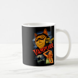 Taza De Café El Regreso Del Gato Funny De Vampurr