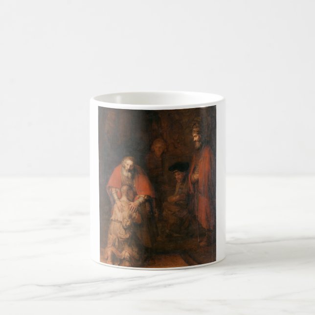 Taza De Café El regreso del pródigo hijo Rembrandt (Centro)